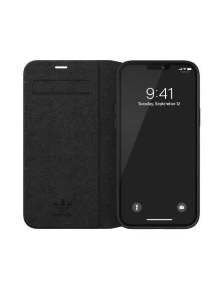 Adidas OR Booklet Case BASIC dėklas skirtas iPhone 12 Pro Max - juodai baltas Adidas OR Booklet Case BASIC dėklas skirtas iPhone 12 Pro Max - juodai baltas