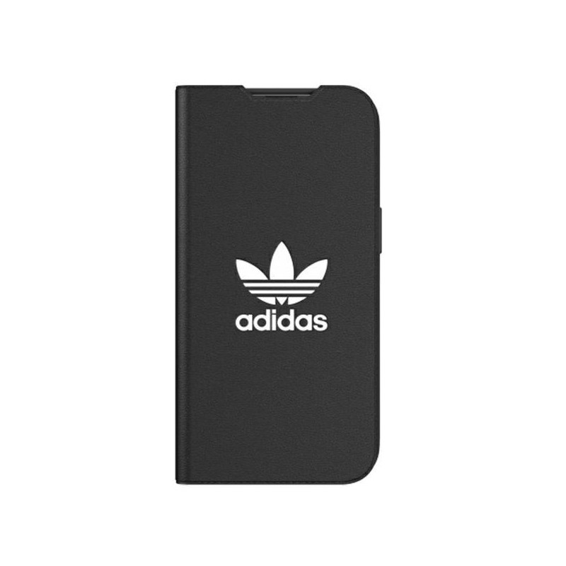 Adidas OR Booklet Case BASIC dėklas skirtas iPhone 13 - juodai baltas