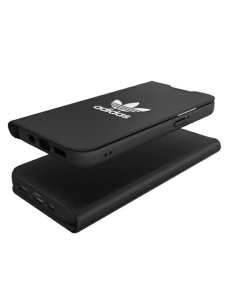 Adidas OR Booklet Case BASIC dėklas skirtas iPhone 13 - juodai baltas Adidas OR Booklet Case BASIC dėklas skirtas iPhone 13 - juodai baltas