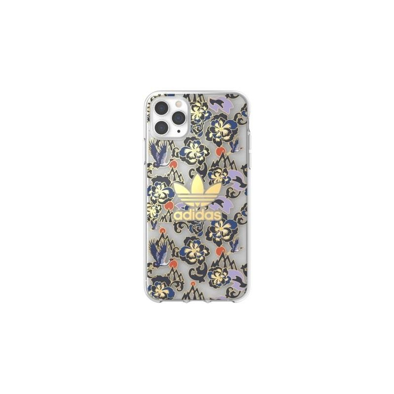 Adidas OR Clear Case CNY AOP skirtas iPhone 11 Pro Max – auksinis