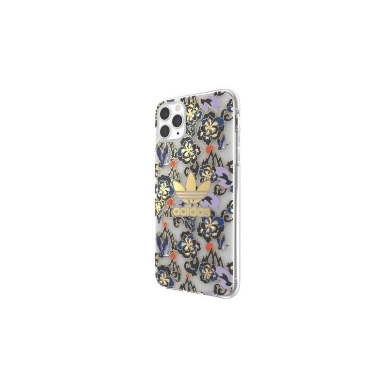 Adidas OR Clear Case CNY AOP skirtas iPhone 11 Pro Max – auksinis