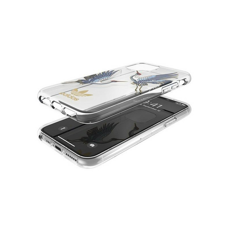 Adidas OR Clear Case CNY, skirtas iPhone 11 Pro - auksinis