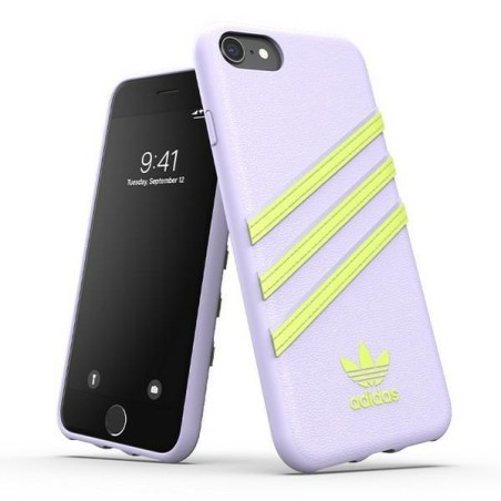 Adidas OR Molded Case Woman dėklas, skirtas iPhone SE 2022 / SE 2020 / 8 / 7 / 6S / 6 - violetinė Adidas OR Molded Case Woman dėklas, skirtas iPhone SE 2022 / SE 2020 / 8 / 7 / 6S / 6 - violetinė