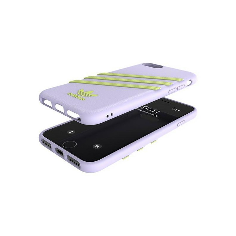 Adidas OR Molded Case Woman dėklas, skirtas iPhone SE 2022 / SE 2020 / 8 / 7 / 6S / 6 - violetinė