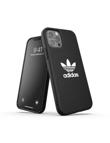 Adidas OR Molded Case BASIC skirtas iPhone 12 / iPhone 12 Pro - juodai baltas Adidas OR Molded Case BASIC skirtas iPhone 12 / iPhone 12 Pro - juodai baltas