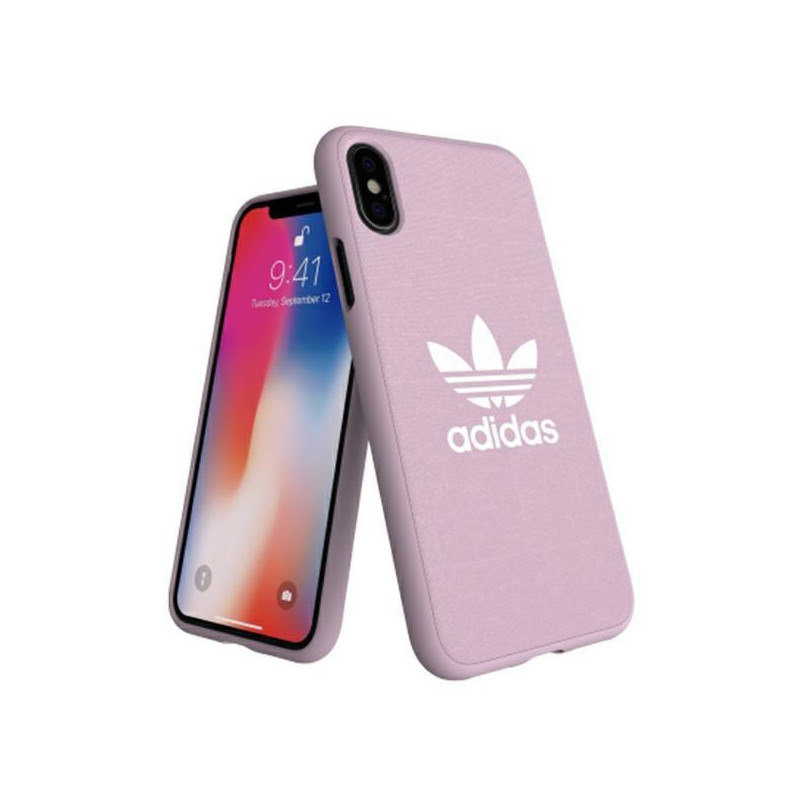 Adidas OR Molded Case Canvas dėklas iPhone X / Xs - rožinis Adidas OR Molded Case Canvas dėklas iPhone X / Xs - rožinis