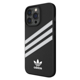 Adidas OR Molded Case PU skirtas iPhone 13 Pro / iPhone 13 - juodai baltas