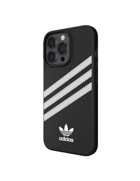 Adidas OR Molded Case PU skirtas iPhone 13 Pro / iPhone 13 - juodai baltas Adidas OR Molded Case PU skirtas iPhone 13 Pro / iPhone 13 - juodai baltas