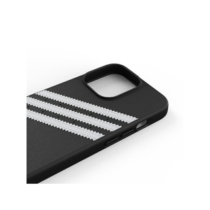 Adidas OR Molded Case PU skirtas iPhone 13 Pro / iPhone 13 - juodai baltas