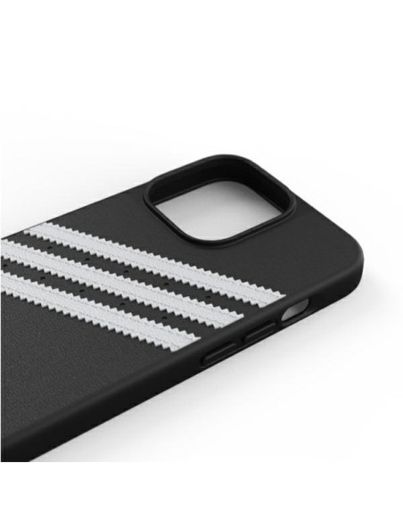 Adidas OR Molded Case PU skirtas iPhone 13 Pro / iPhone 13 - juodai baltas Adidas OR Molded Case PU skirtas iPhone 13 Pro / iPhone 13 - juodai baltas