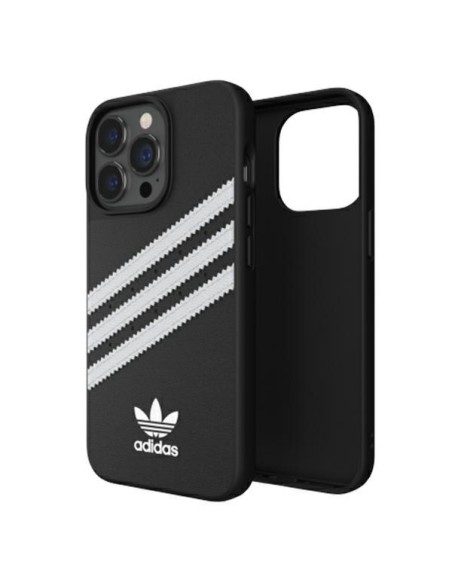 Adidas OR Molded Case PU skirtas iPhone 13 Pro / iPhone 13 - juodai baltas Adidas OR Molded Case PU skirtas iPhone 13 Pro / iPhone 13 - juodai baltas