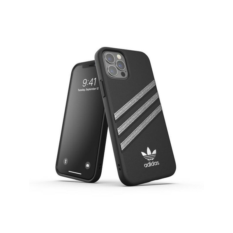 Adidas OR Molded Case Woman dėklas skirtas iPhone 12 / iPhone 12 Pro - juodas