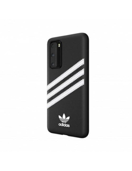 Adidas OR Molded Case PU, skirtas Huawei P40 - juoda ir balta Adidas OR Molded Case PU, skirtas Huawei P40 - juoda ir balta
