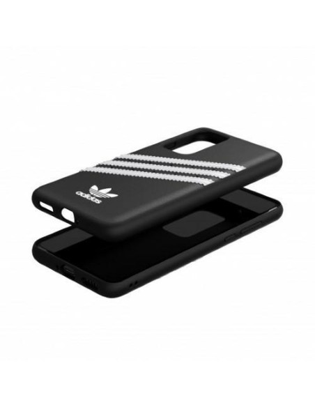 Adidas OR Molded Case PU, skirtas Huawei P40 - juoda ir balta Adidas OR Molded Case PU, skirtas Huawei P40 - juoda ir balta