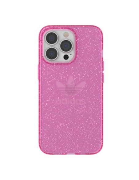 Adidas OR Protective Clear Case Glitter dėklas skirtas iPhone 13 Pro / iPhone 13 - rožinis Adidas OR Protective Clear Case Glitter dėklas skirtas iPhone 13 Pro / iPhone 13 - rožinis