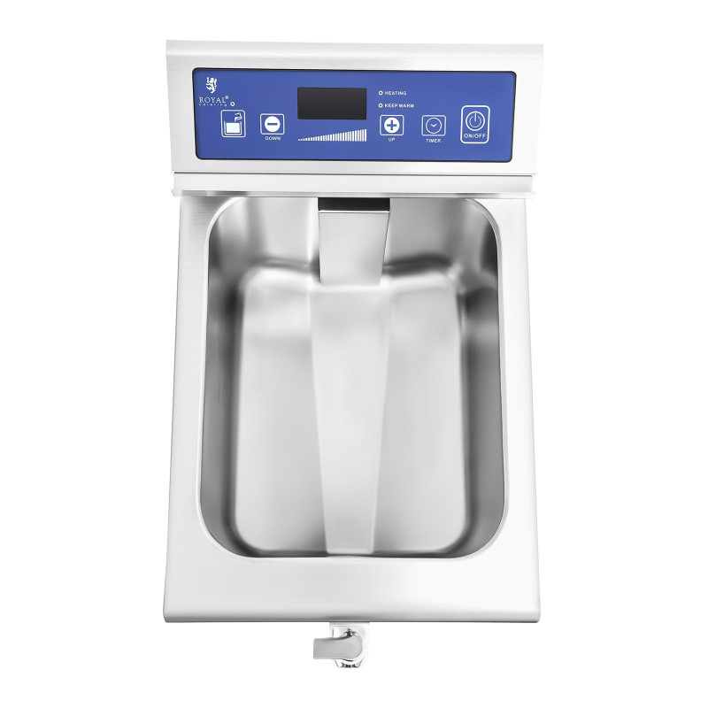 Indukcinė gruzdintuvė su čiaupu 230V Royal Catering 10L