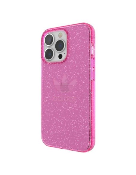 Adidas OR Protective Clear Case Glitter dėklas skirtas iPhone 13 Pro / iPhone 13 - rožinis Adidas OR Protective Clear Case Glitter dėklas skirtas iPhone 13 Pro / iPhone 13 - rožinis