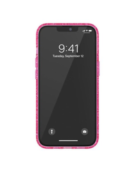Adidas OR Protective Clear Case Glitter dėklas skirtas iPhone 13 Pro / iPhone 13 - rožinis Adidas OR Protective Clear Case Glitter dėklas skirtas iPhone 13 Pro / iPhone 13 - rožinis