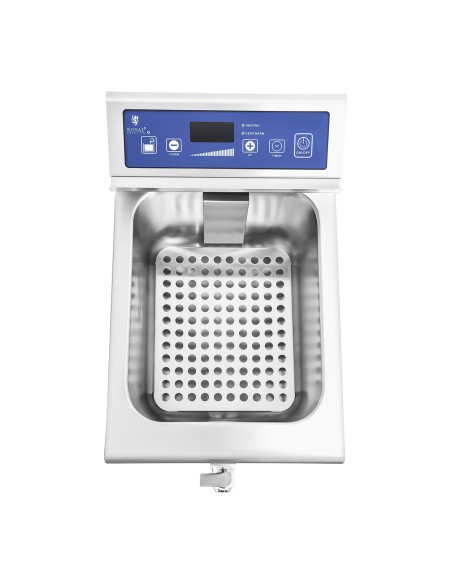 Indukcinė gruzdintuvė su čiaupu 230V Royal Catering 10L Indukcinė gruzdintuvė su čiaupu 230V Royal Catering 10L
