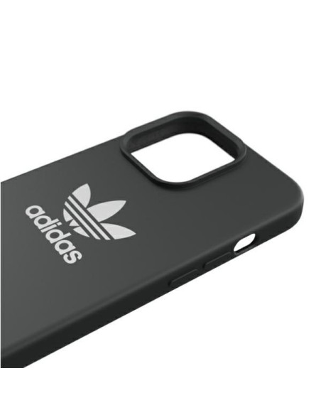 Adidas OR silikoninis dėklas iPhone 13 Pro / iPhone 13 - juodas Adidas OR silikoninis dėklas iPhone 13 Pro / iPhone 13 - juodas