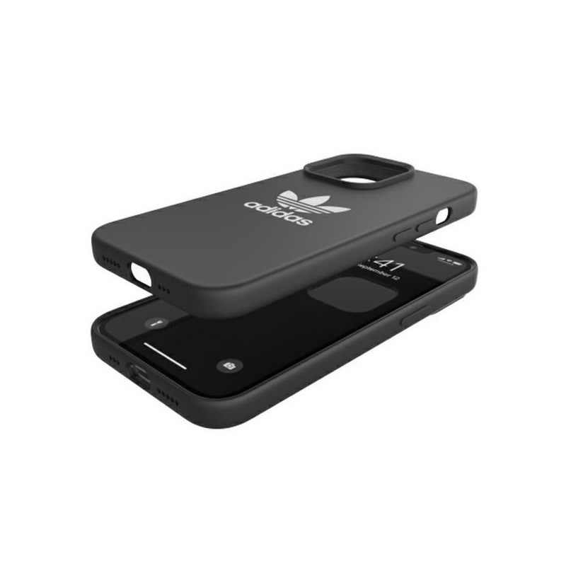 Adidas OR silikoninis dėklas iPhone 13 Pro / iPhone 13 - juodas
