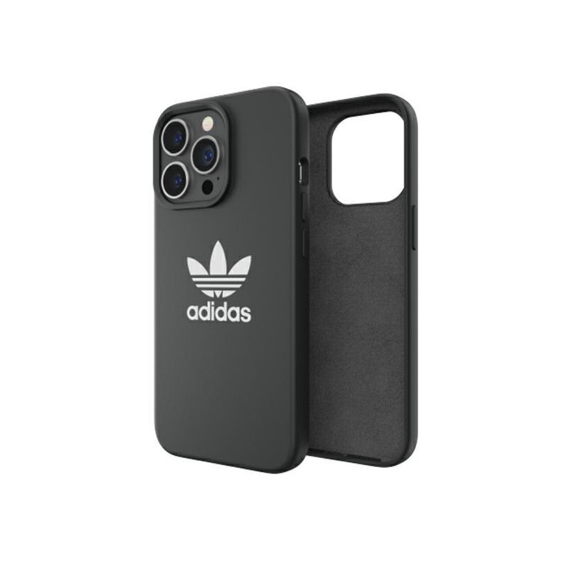 Adidas OR silikoninis dėklas iPhone 13 Pro / iPhone 13 - juodas