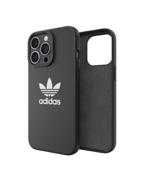 Adidas OR silikoninis dėklas iPhone 13 Pro / iPhone 13 - juodas Adidas OR silikoninis dėklas iPhone 13 Pro / iPhone 13 - juodas