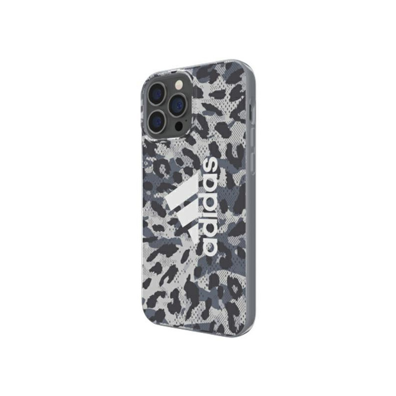 Adidas OR SnapCase Leopard dėklas iPhone 13 Pro Max - pilkas