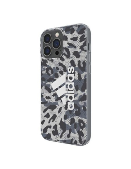 Adidas OR SnapCase Leopard dėklas iPhone 13 Pro Max - pilkas Adidas OR SnapCase Leopard dėklas iPhone 13 Pro Max - pilkas