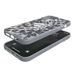 Adidas OR SnapCase Leopard dėklas iPhone 13 Pro Max - pilkas