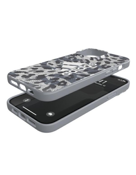 Adidas OR SnapCase Leopard dėklas iPhone 13 Pro Max - pilkas Adidas OR SnapCase Leopard dėklas iPhone 13 Pro Max - pilkas
