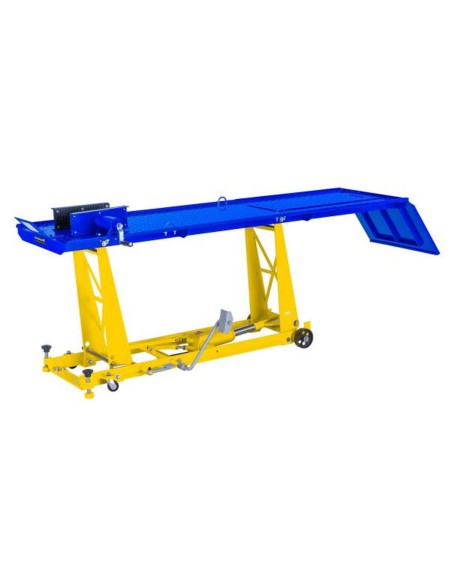 Platforminis keltuvas motociklo stalinis keltuvas motociklams 450kg MSW MHB-450-680 Platforminis keltuvas motociklo stalinis keltuvas motociklams 450kg MSW MHB-450-680