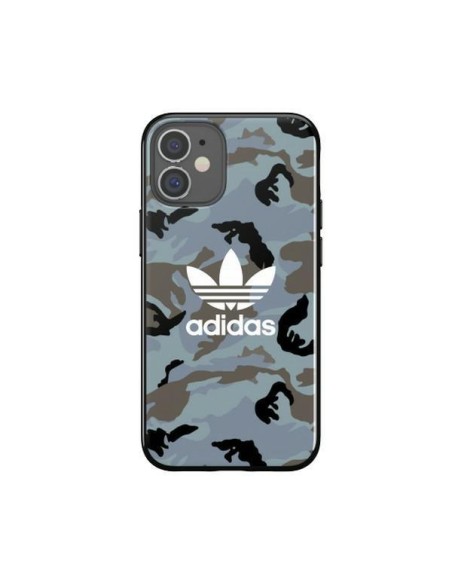 Adidas OR SnapCase Camo dėklas iPhone 12 mini - mėlynos ir juodos spalvos Adidas OR SnapCase Camo dėklas iPhone 12 mini - mėlynos ir juodos spalvos