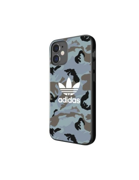Adidas OR SnapCase Camo dėklas iPhone 12 mini - mėlynos ir juodos spalvos Adidas OR SnapCase Camo dėklas iPhone 12 mini - mėlynos ir juodos spalvos
