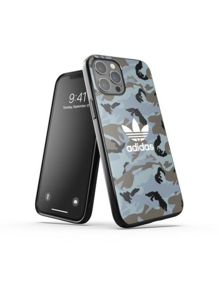 Adidas OR SnapCase Camo dėklas skirtas iPhone 12 Pro Max - mėlynos ir juodos spalvos