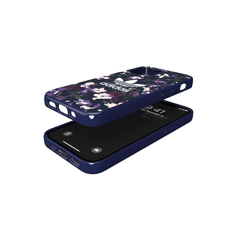 Adidas OR SnapCase Grafinis dėklas iPhone 12 mini - alyvinis