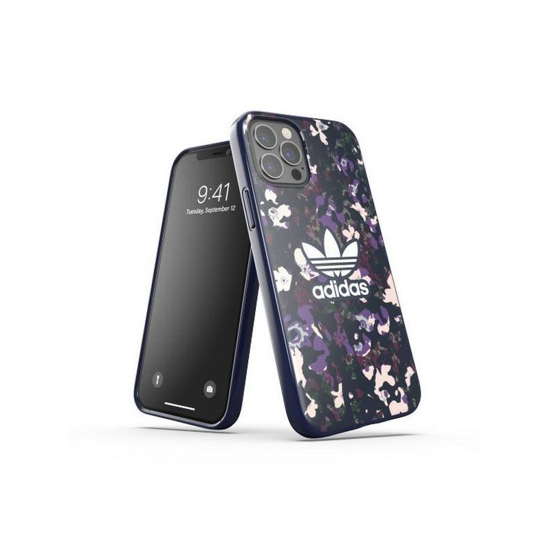 Adidas OR SnapCase Grafinis dėklas skirtas iPhone 12 Pro / iPhone 12 - alyvinė