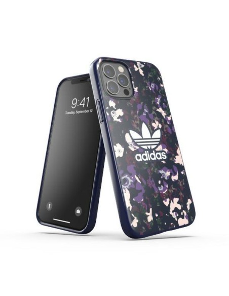 Adidas OR SnapCase Grafinis dėklas skirtas iPhone 12 Pro / iPhone 12 - alyvinė