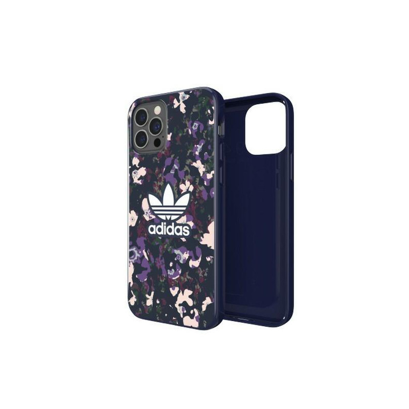 Adidas OR SnapCase Grafinis dėklas skirtas iPhone 12 Pro / iPhone 12 - alyvinė