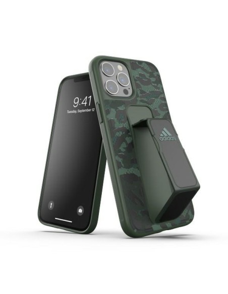 Adidas SP Grip Case Leopard dėklas skirtas iPhone 12 Pro Max - žalias Adidas SP Grip Case Leopard dėklas skirtas iPhone 12 Pro Max - žalias