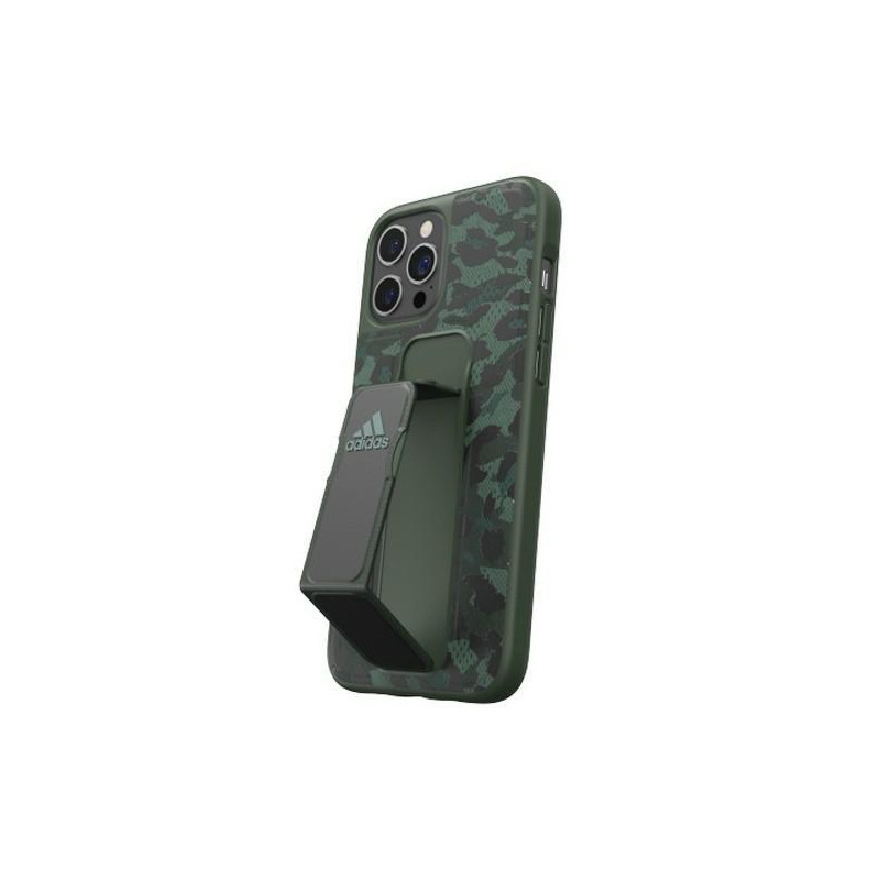 Adidas SP Grip Case Leopard dėklas skirtas iPhone 12 Pro Max - žalias