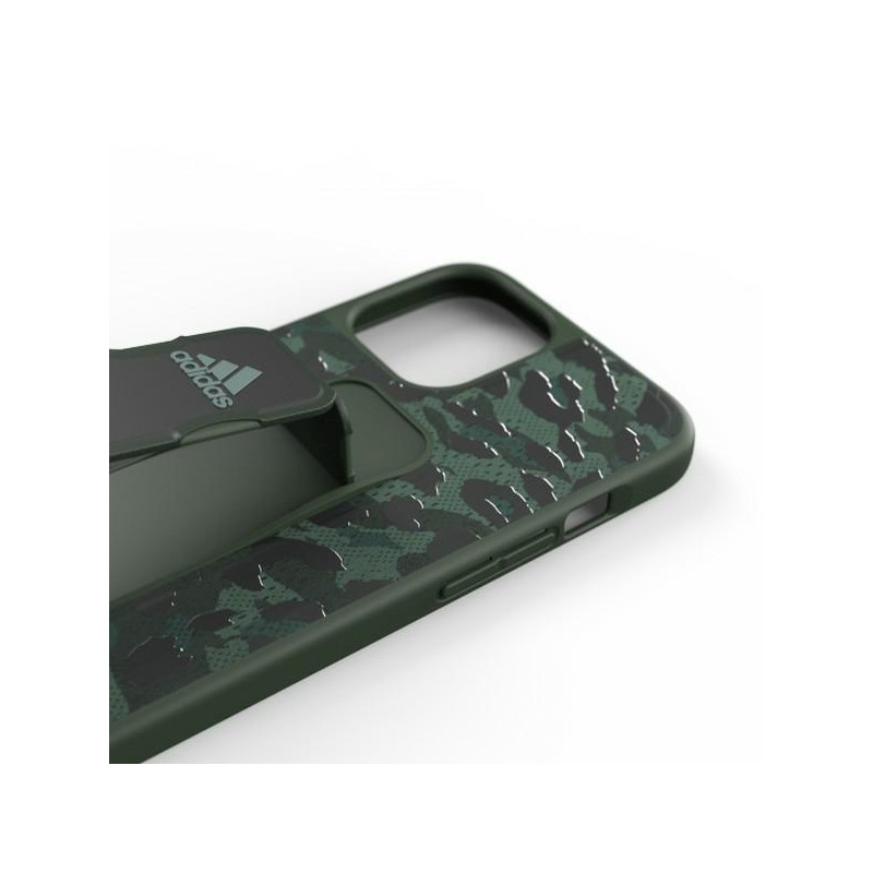 Adidas SP Grip Case Leopard dėklas skirtas iPhone 12 Pro Max - žalias