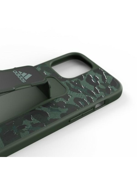 Adidas SP Grip Case Leopard dėklas skirtas iPhone 12 Pro Max - žalias