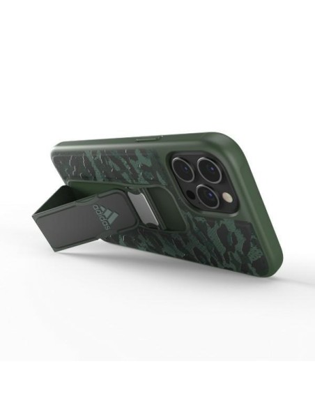 Adidas SP Grip Case Leopard dėklas skirtas iPhone 12 Pro Max - žalias