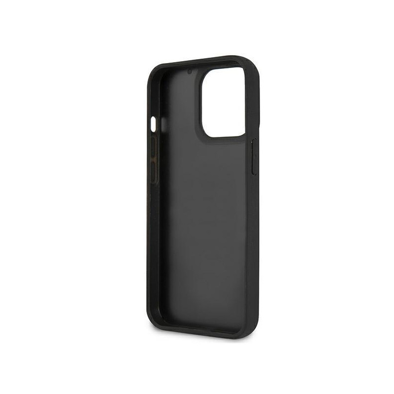 Karl Lagerfeld 3D guminis Choupette dėklas, skirtas iPhone 13 Pro / iPhone 13 – juodas