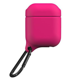 SuperDry vandeniui atsparus dėklas, skirtas AirPods 1/ 2 – rožinis