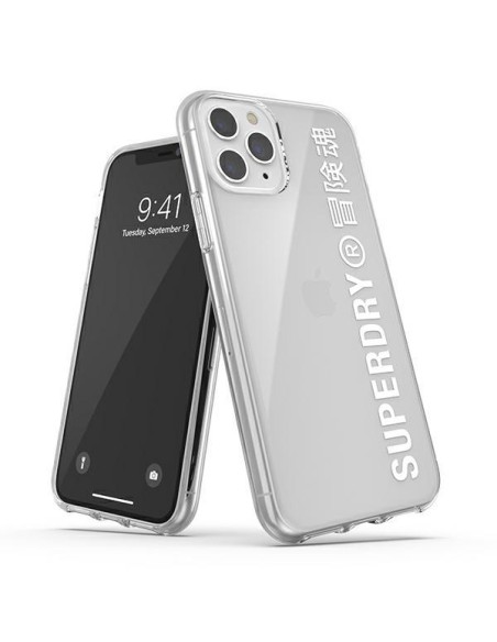 SuperDry Snap dėklas, skirtas iPhone 11 Pro - baltas SuperDry Snap dėklas, skirtas iPhone 11 Pro - baltas