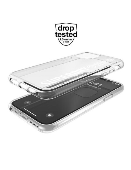SuperDry Snap dėklas, skirtas iPhone 11 Pro - baltas SuperDry Snap dėklas, skirtas iPhone 11 Pro - baltas