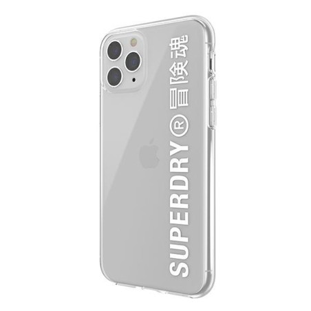SuperDry Snap dėklas, skirtas iPhone 11 Pro Max - baltas SuperDry Snap dėklas, skirtas iPhone 11 Pro Max - baltas