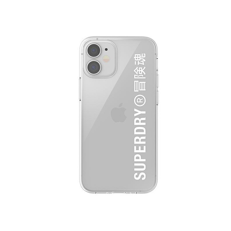 SuperDry Snap dėklas iPhone 12 mini - baltas
